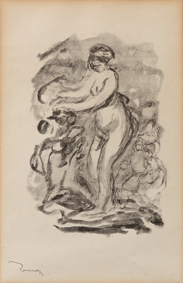 Femme au cep de vigne, Variation 1 by Pierre-Auguste Renoir
