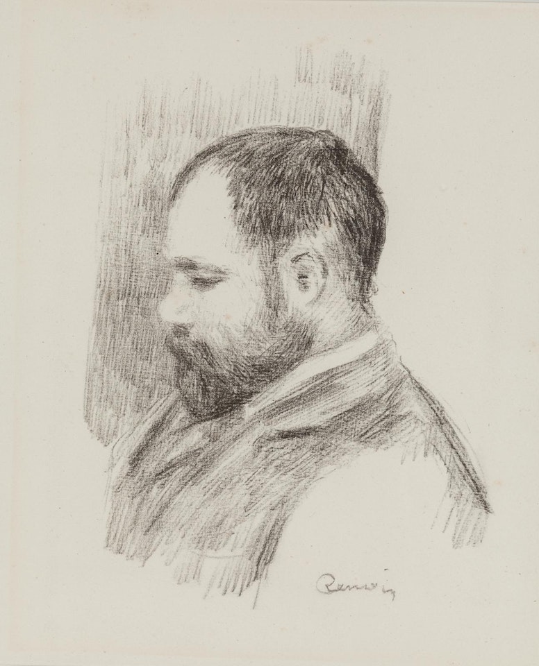Ambroise Vollard, (from L"album des douze lithographies originales de Pierre-Auguste Renoir) by Pierre-Auguste Renoir