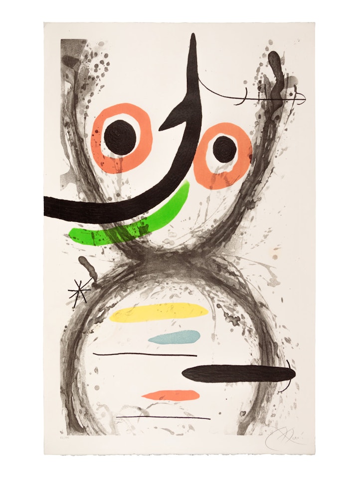 Prise à l"hameçon by Joan Miró