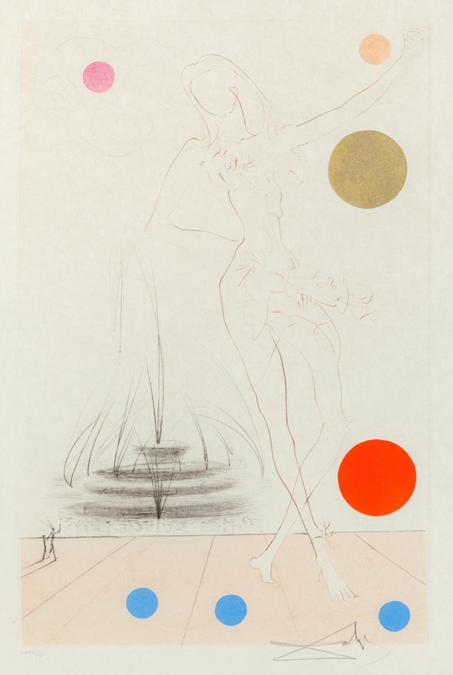 Visions of Chicago (the complete set of four) by Salvador Dali