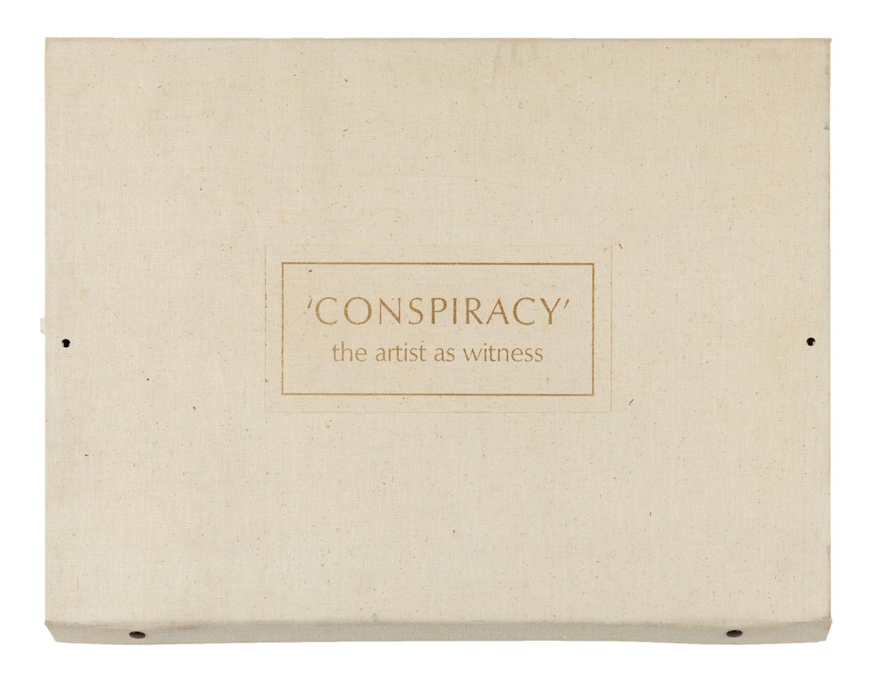 Conspiracy Portfolio (complete set of 12 prints with linen portfolio case) by Various Artists