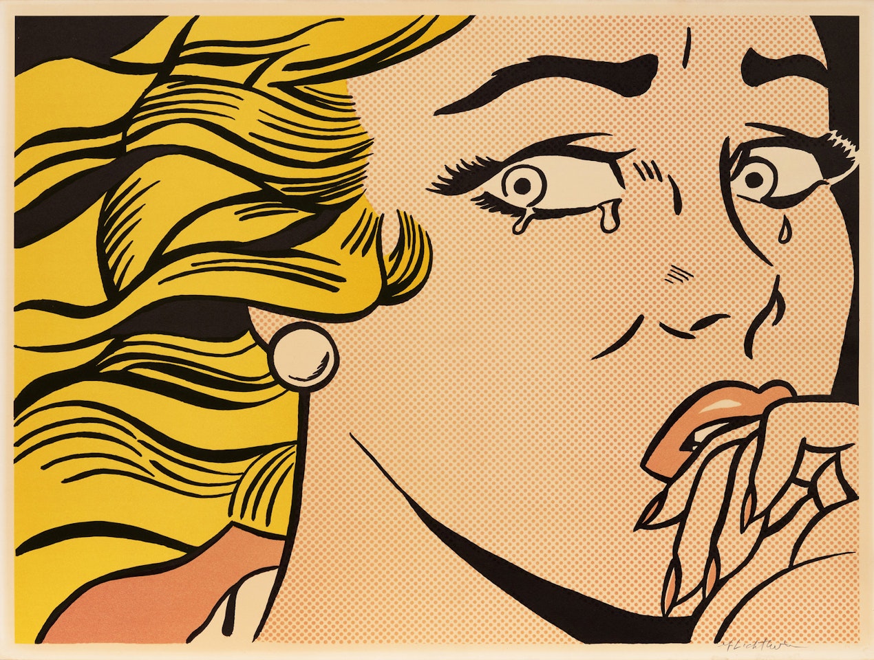 Crying Girl by Roy Lichtenstein