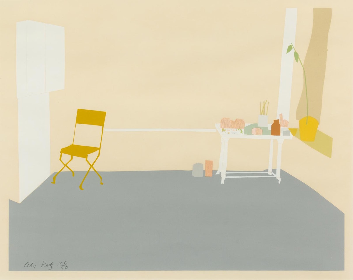 Gray Interior by Alex Katz