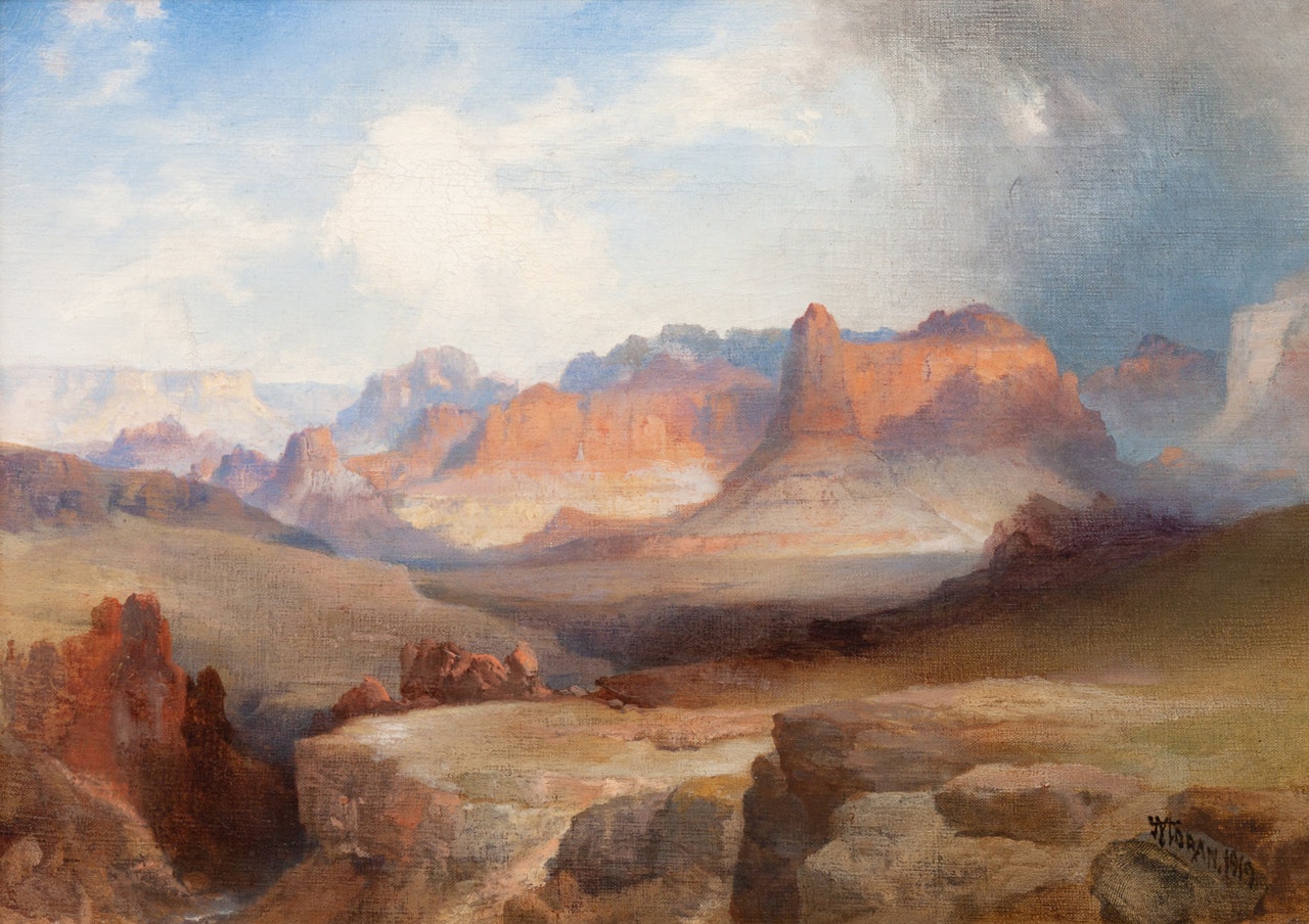 View of Zion by Thomas Moran