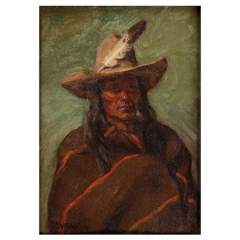 Strikes His Enemy by Joseph Henry Sharp