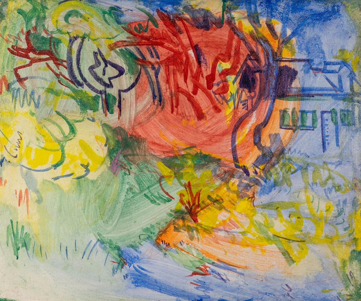 Blue House by Hans Hofmann