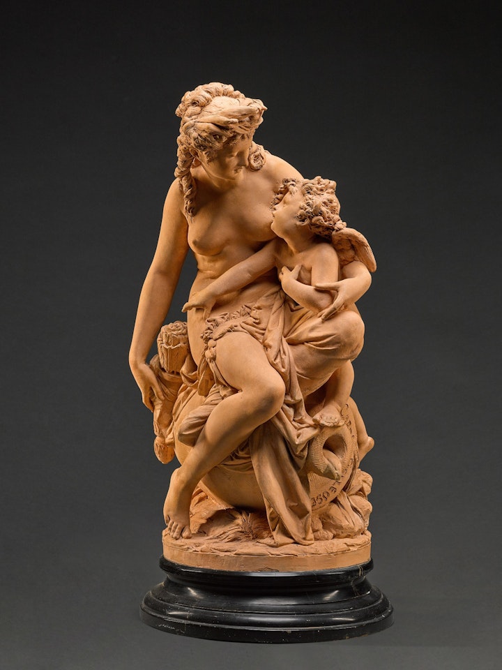 Vénus désarmant l"amour (Venus disarming Cupid) by Albert-Ernest Carrier-Belleuse