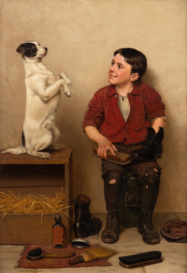 Shoe Shine Boy by John George Brown
