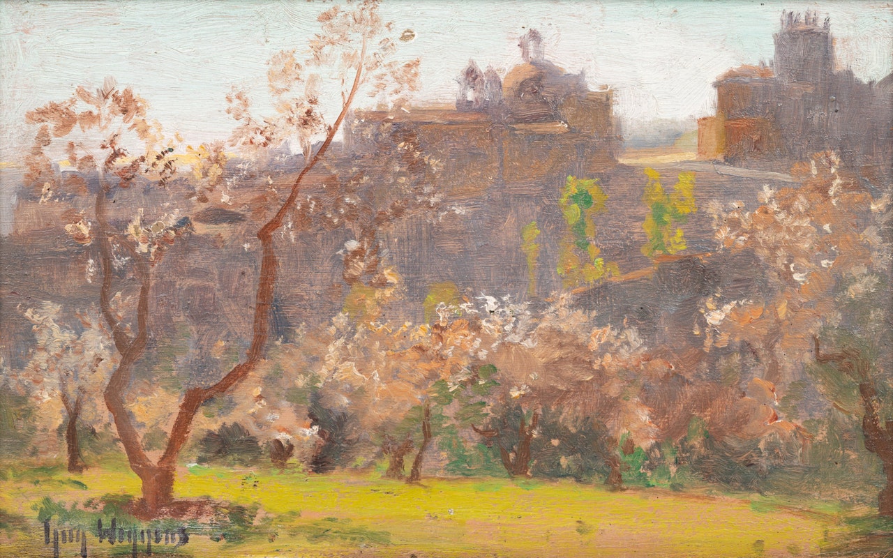 New York Park by Guy Carleton Wiggins