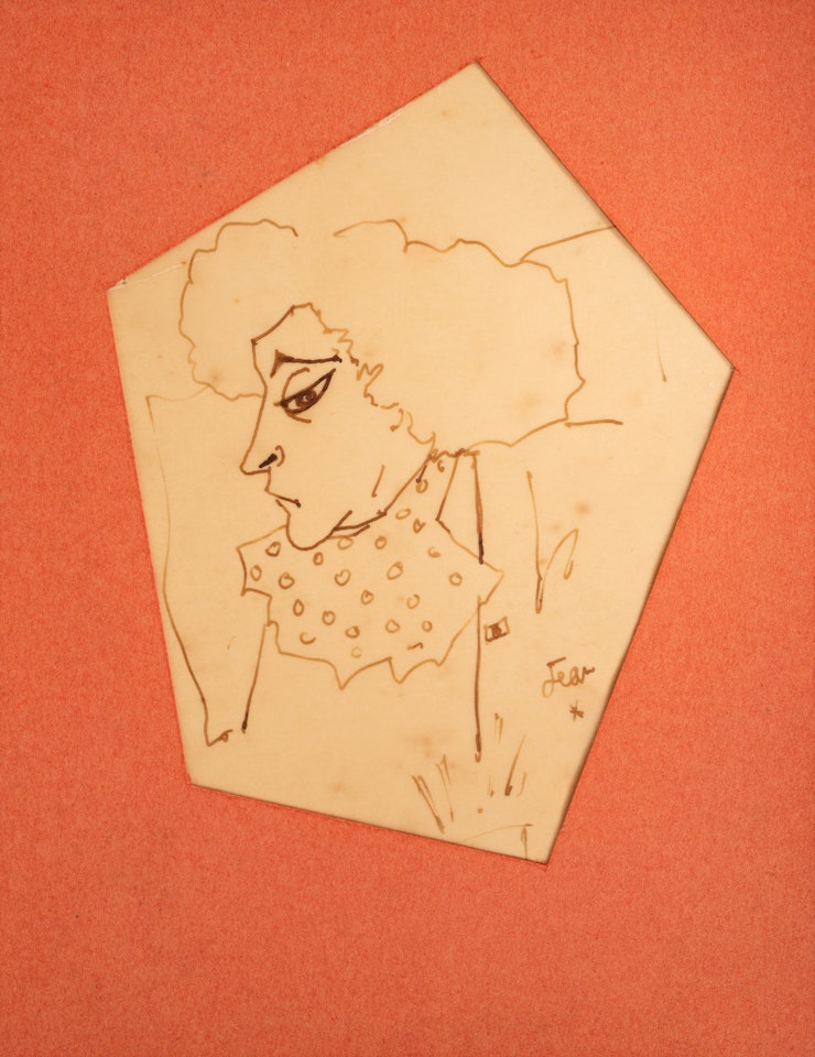 Portrait of Colette by Jean Cocteau