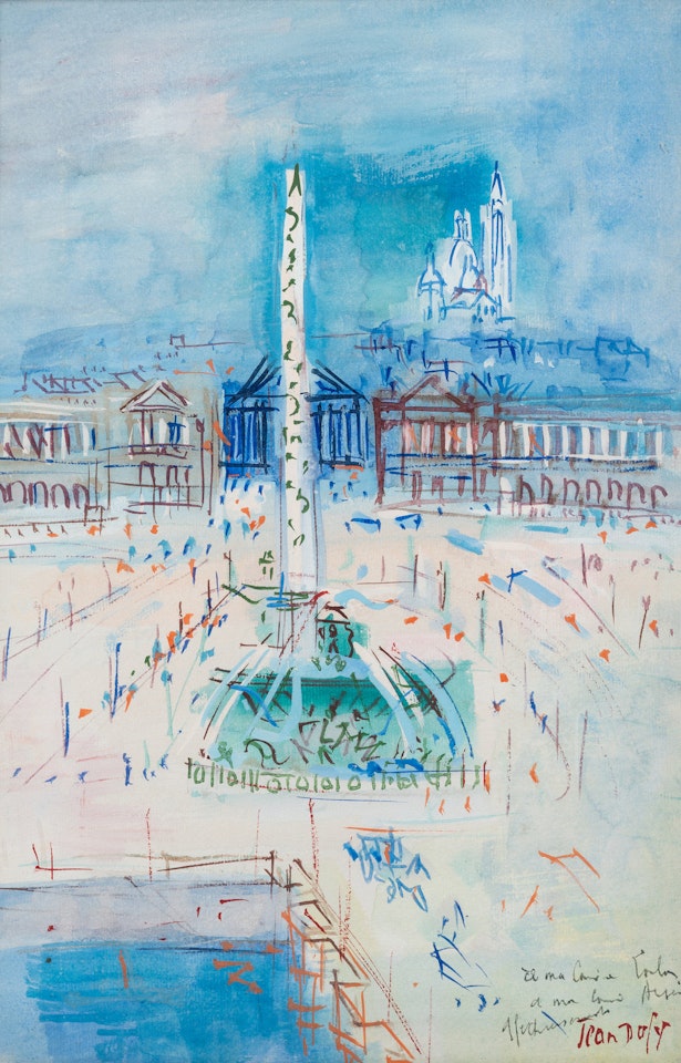 Place de la Concorde by Jean Dufy