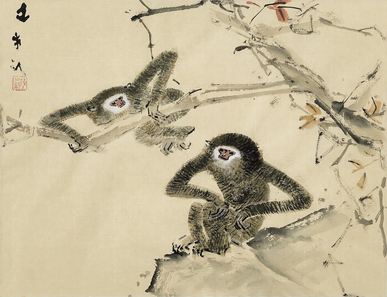 Gibbons  by Chen Wen Hsi