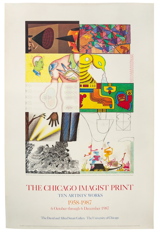 Chicago Imagist Exhibition Poster by Various Artists