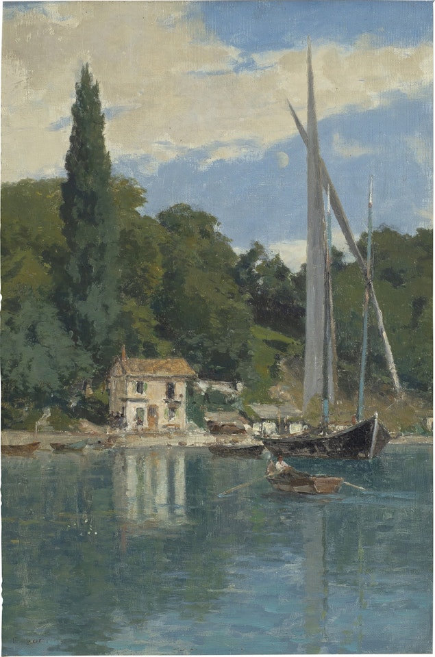 Le port d'Yvoire by François Bocion