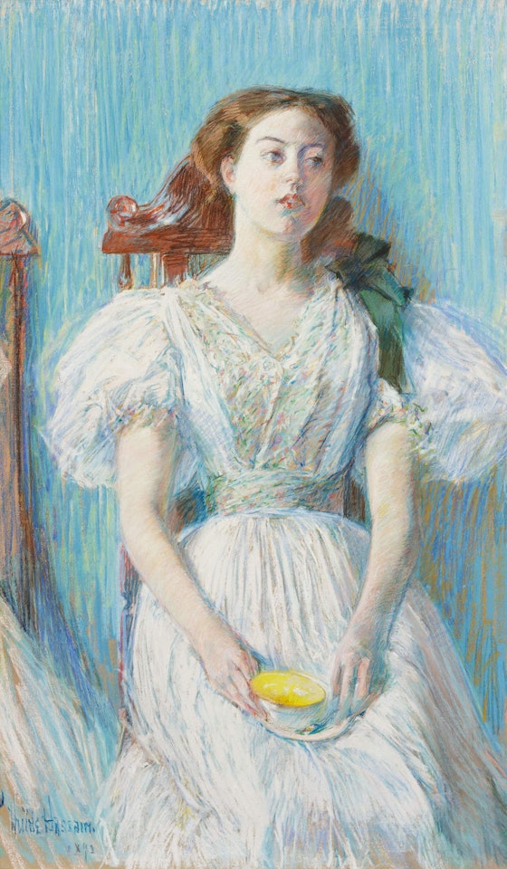 Portrait of Ethel Moore by Childe Hassam