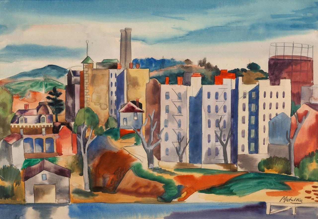 View Of The Bronx by Jan Matulka