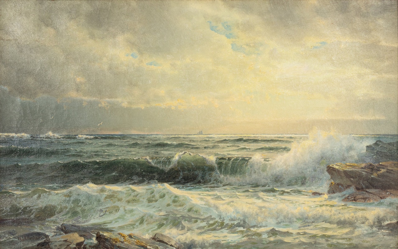 Crashing Waves by William Trost Richards
