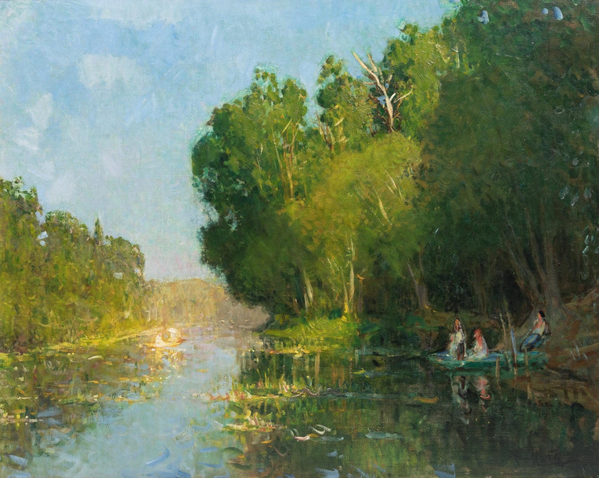 Le Bois de Boulogne by Pierre Eugène Montezin