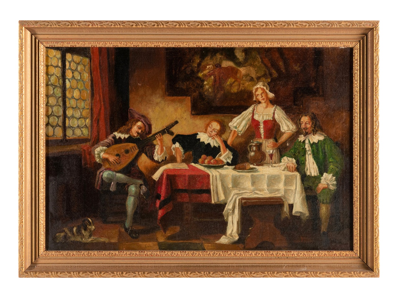 Revelers in an Interior by Dutch School