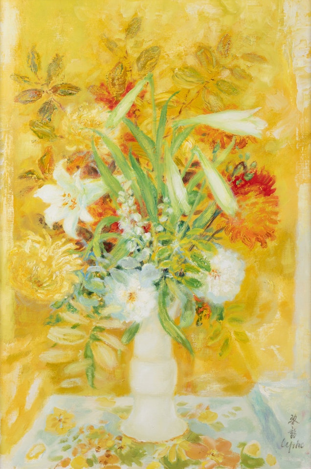 Les Lys et les Chrysanthemes by Le Pho
