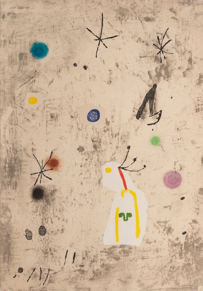 Personatge I Estels III by Joan Miró
