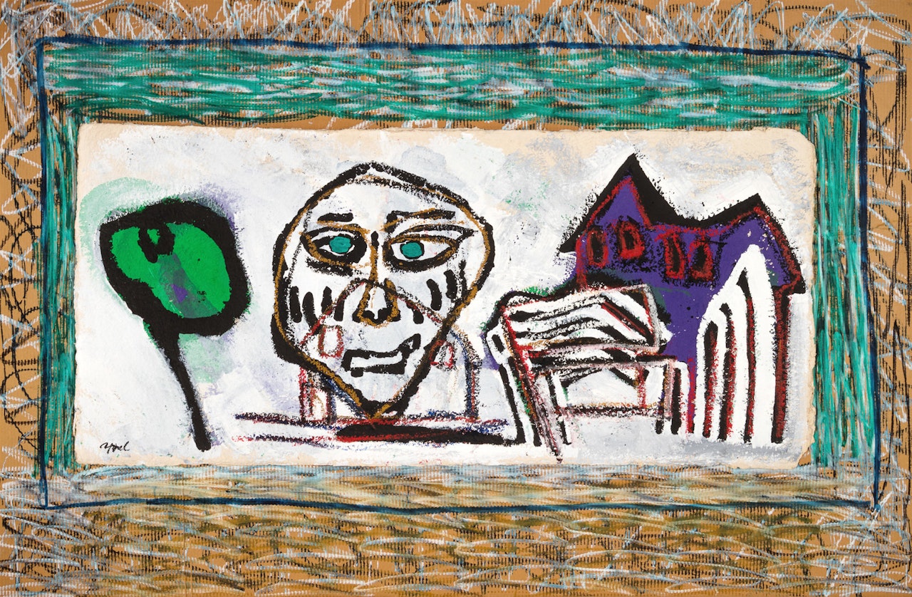 He is Too Late by Karel Appel