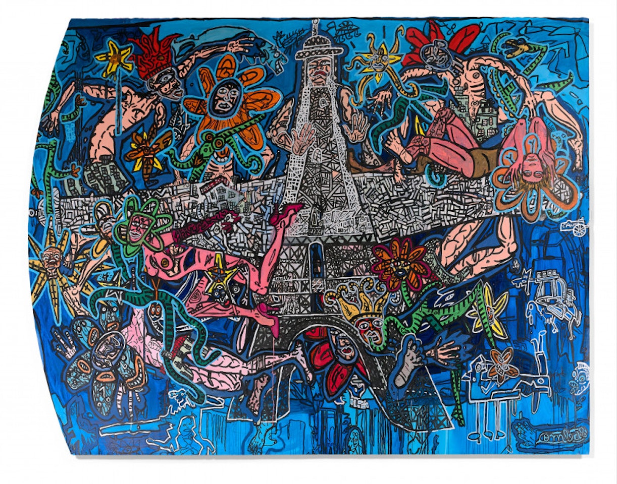 HOMMAGE A LA TOUR EIFFEL by Robert Combas