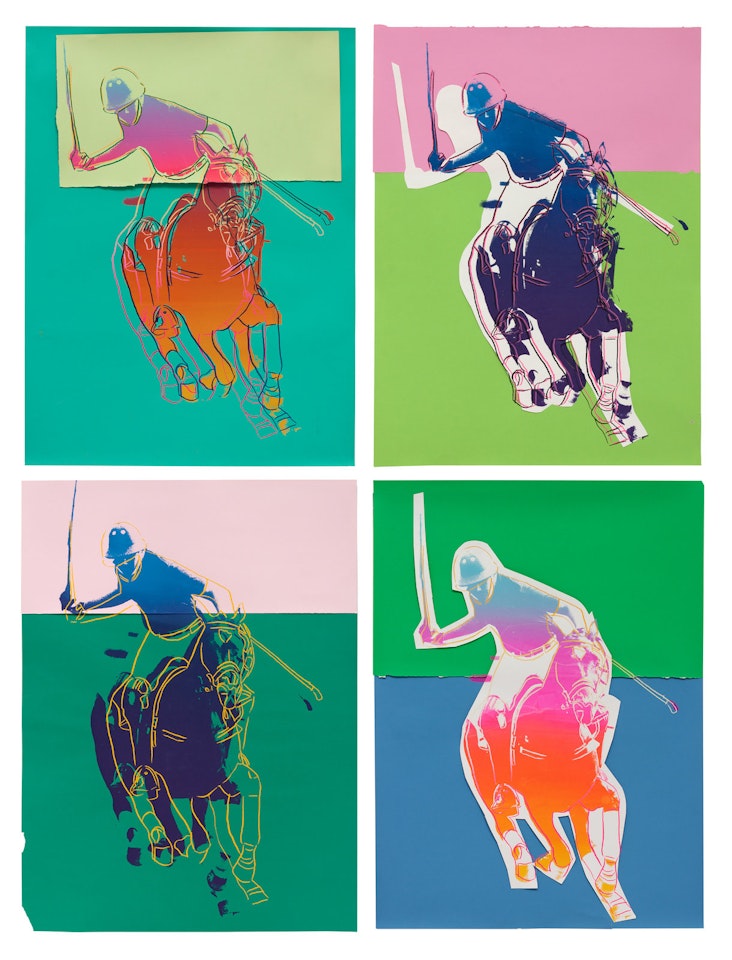 Four Polo Players by Andy Warhol