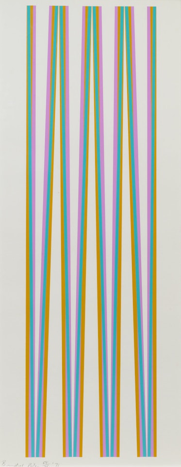 Elongated Triangles 4 by Bridget Riley