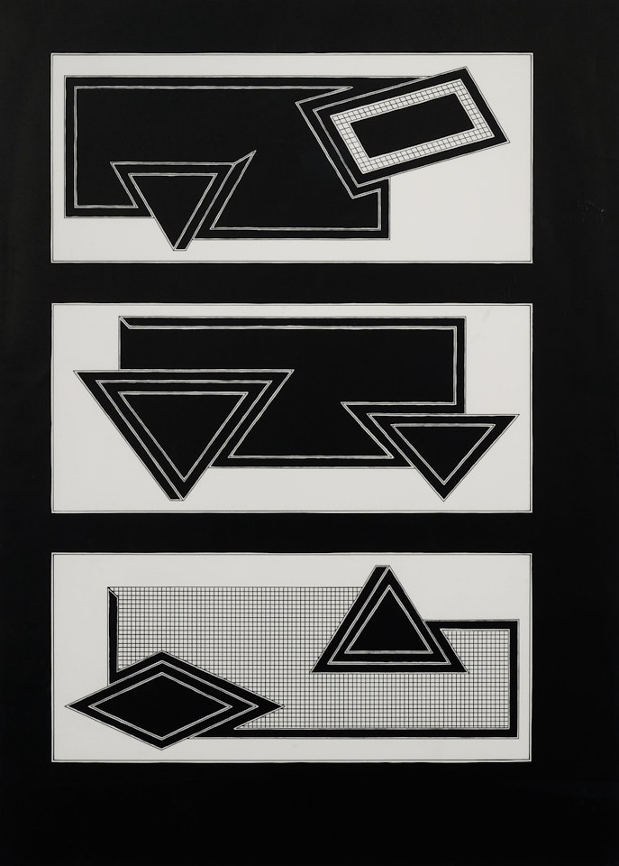 Black Stack by Frank Stella