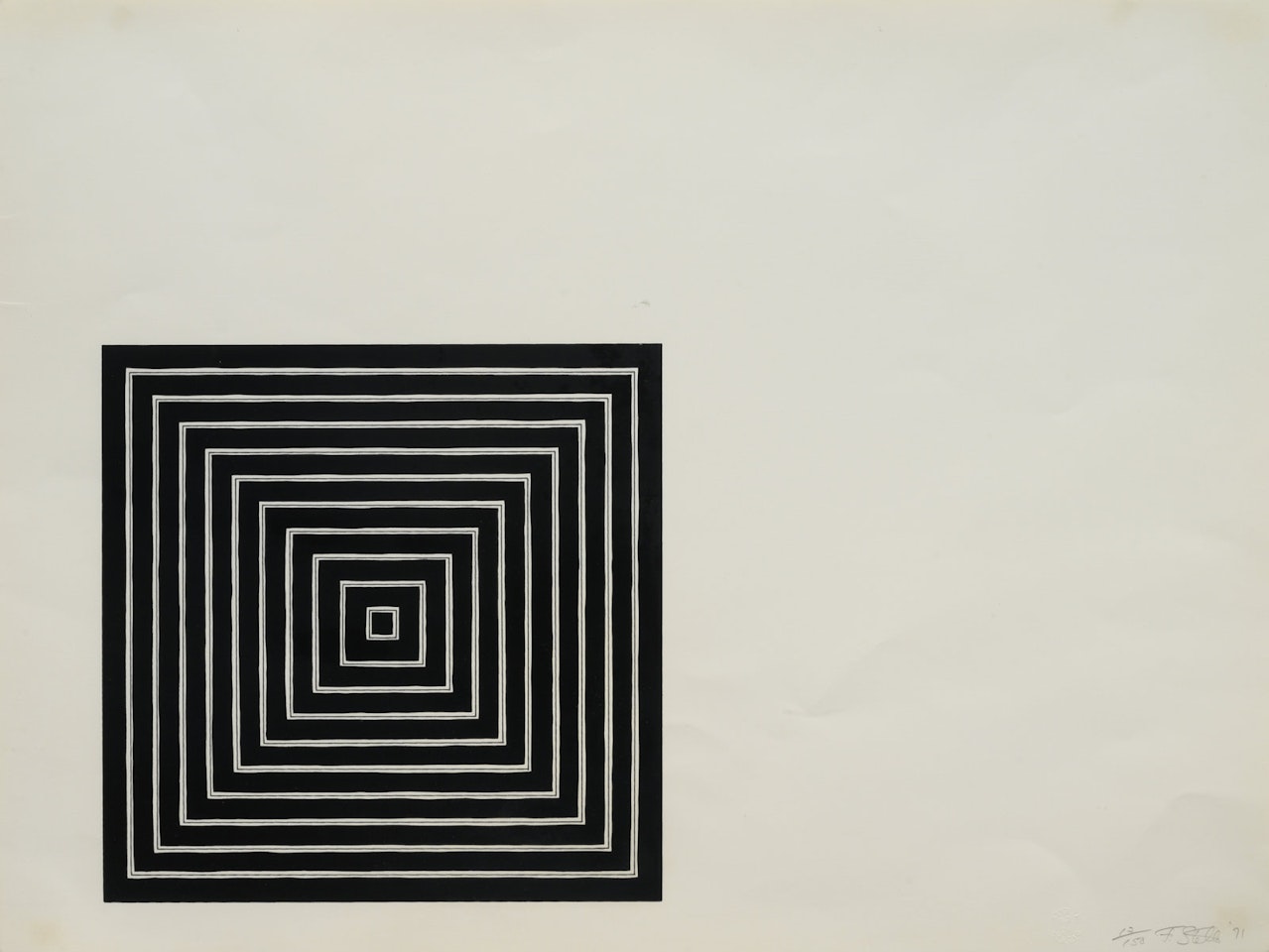 Angriff (from Conspiracy, The Artist as Witness Portfolio) by Frank Stella