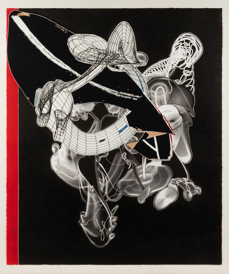 Schwarze Weisheit for D.J. by Frank Stella