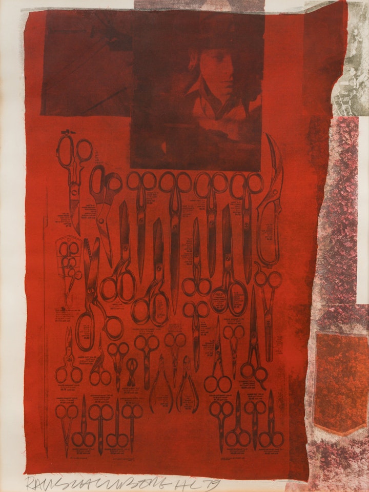 More Distant Visible Part of the Sea by Robert Rauschenberg