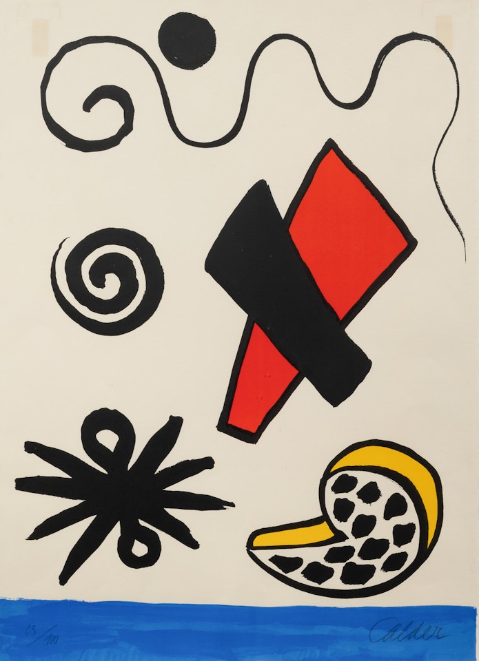 Mer et coquillage by Alexander Calder