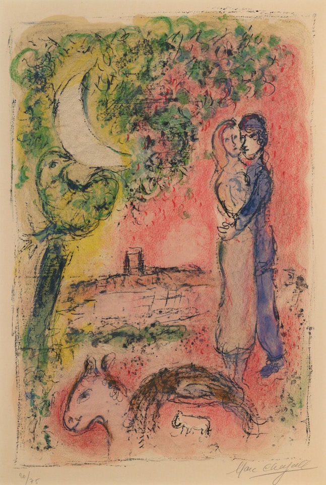 Aurore à Saint-Paul by Marc Chagall