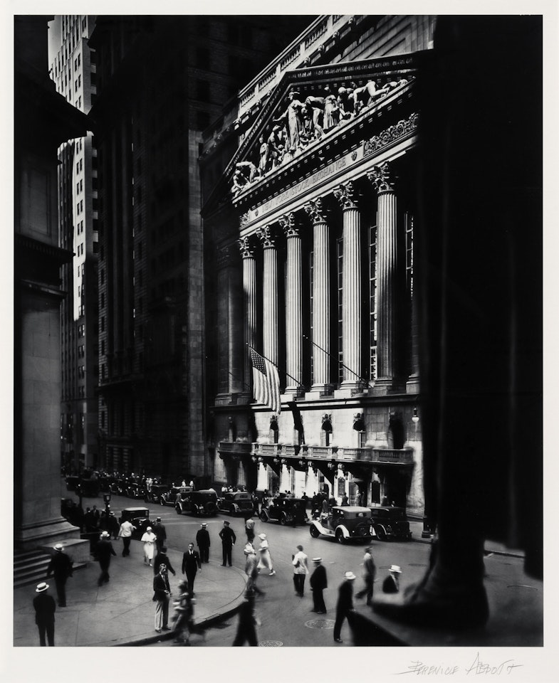 New York Stock Exchange by Berenice Abbott