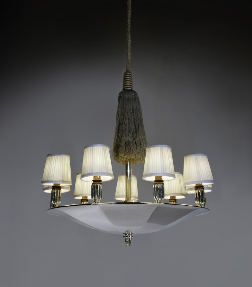 Ducharne" Chandelier by Emile-Jacques Ruhlmann