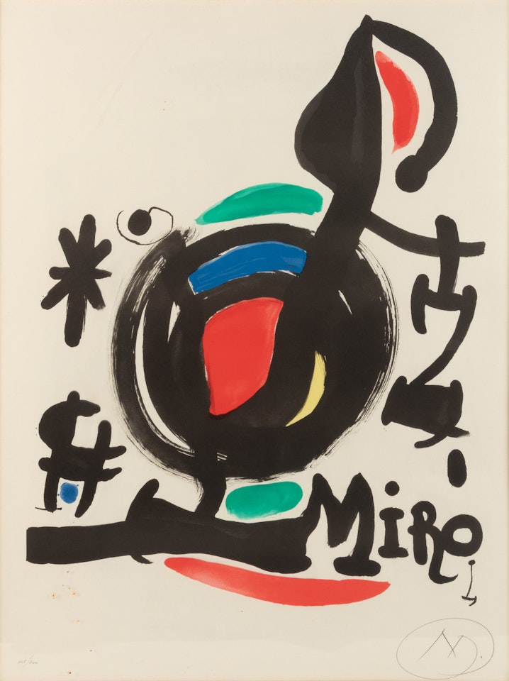 Affiche pour l"Exposition Les essències de la terra by Joan Miró