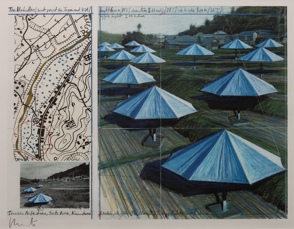 The Umbrellas- Blue by Christo