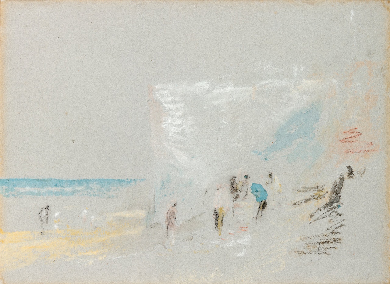 Figures on the Cliffs at Margate by Joseph Mallord William Turner