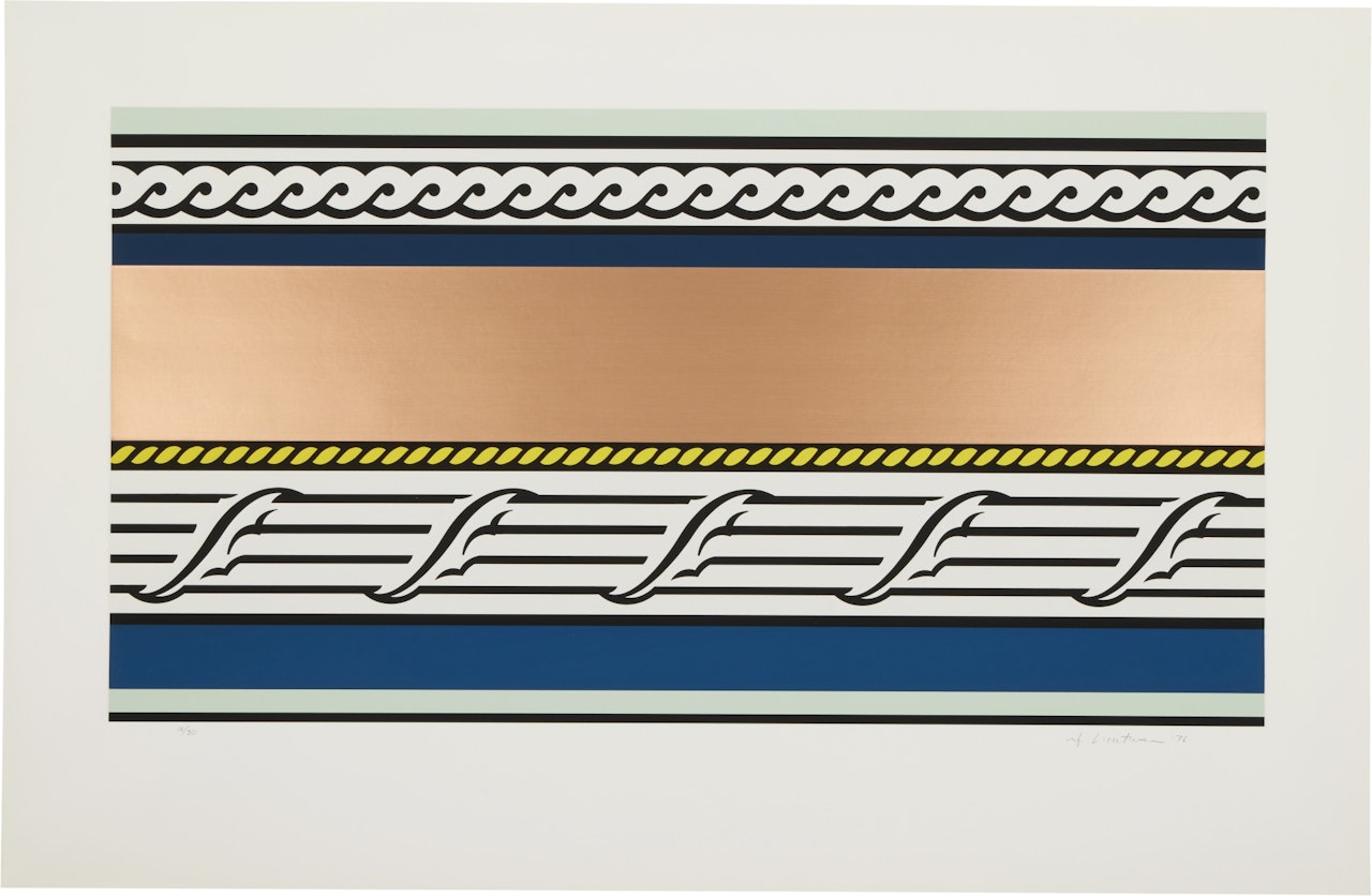 Entablature IV by Roy Lichtenstein