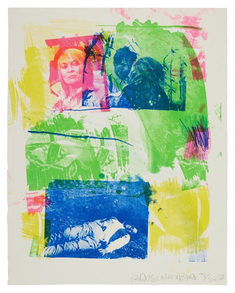 Storyline I by Robert Rauschenberg