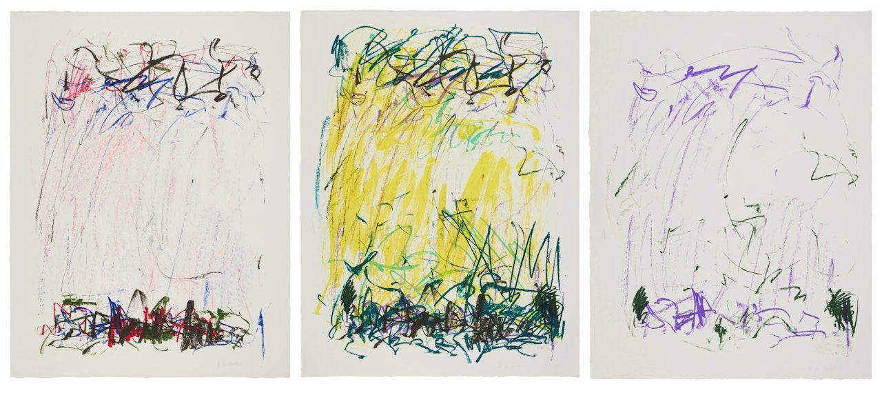 Sides of a River I-III, from Bedford Series by Joan Mitchell