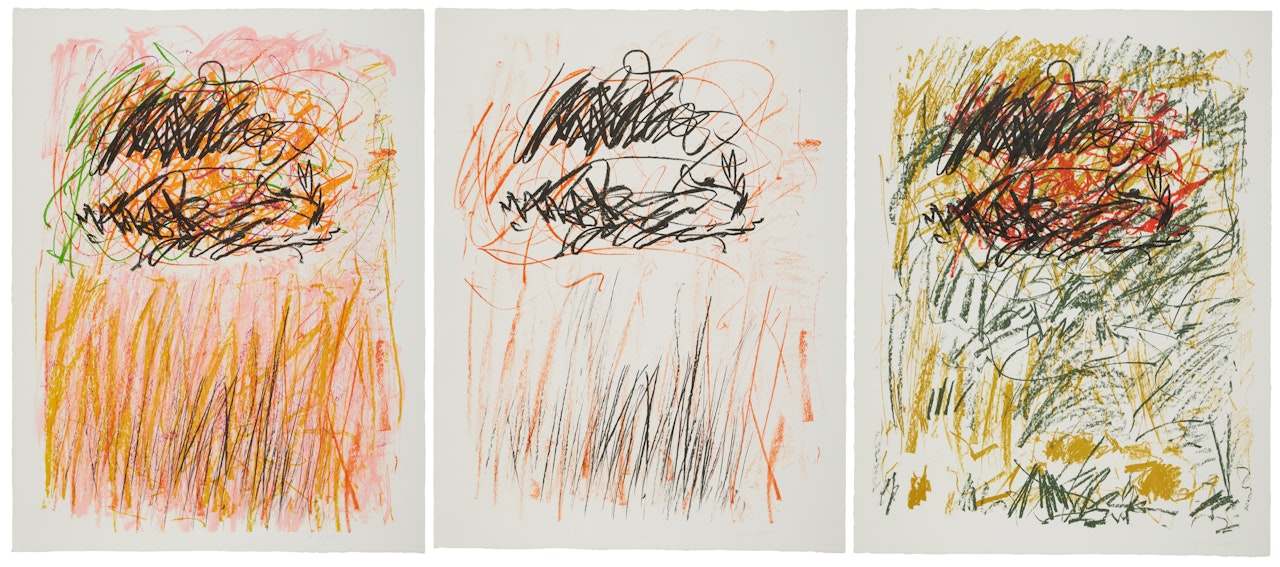 Flowers I-III, from Bedford Series by Joan Mitchell