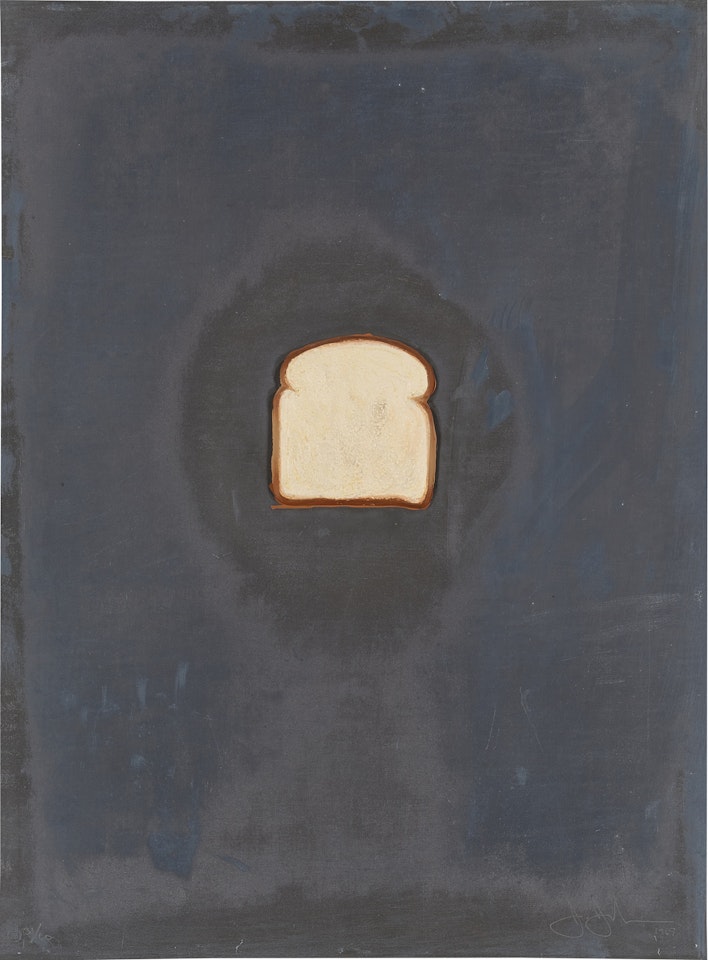Bread, from Lead Reliefs by Jasper Johns