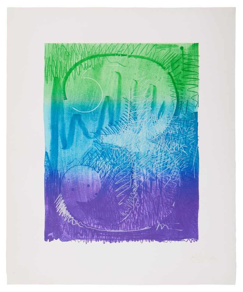 Figure 3, from Color Numeral Series by Jasper Johns