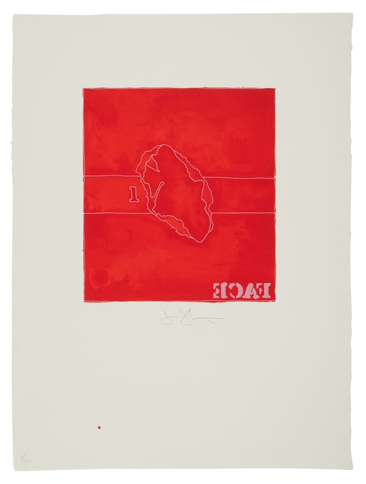 Face, from Casts from Untitled by Jasper Johns