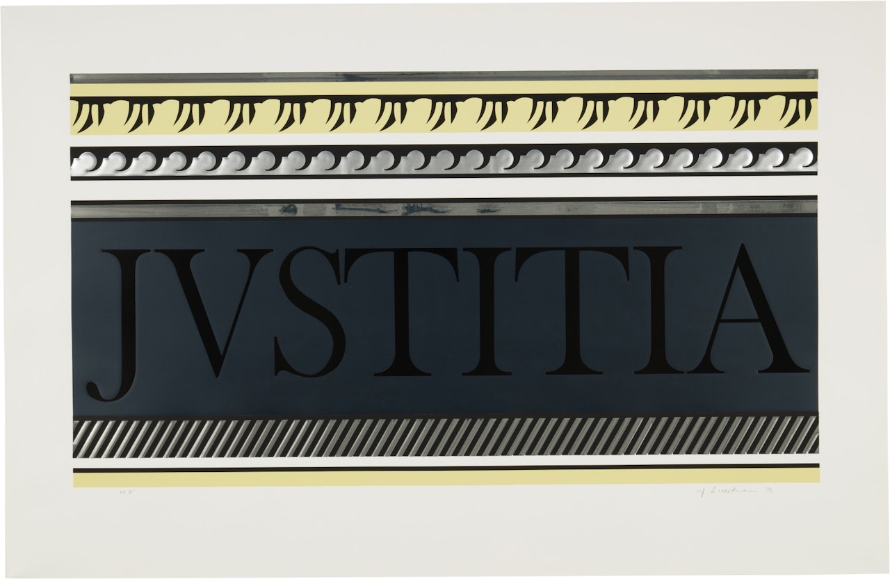 Entablature X by Roy Lichtenstein