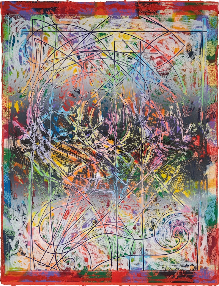 Talladega Three II, from Circuits by Frank Stella