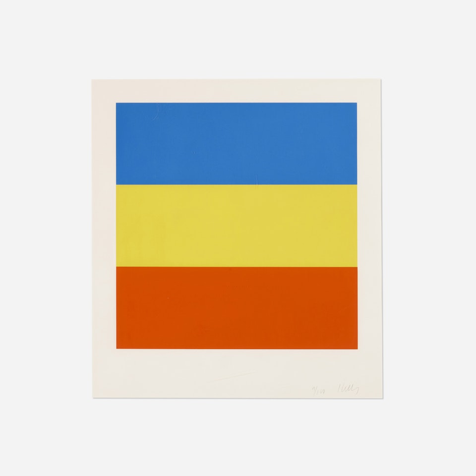 Blue, Yellow, Red by Ellsworth Kelly